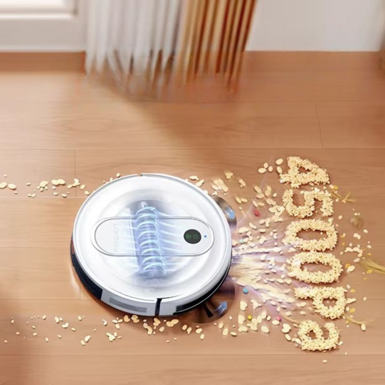 Robot sprzątający Laresar P10 Automatyczny odkurzacz mopujący moc 4500Pa