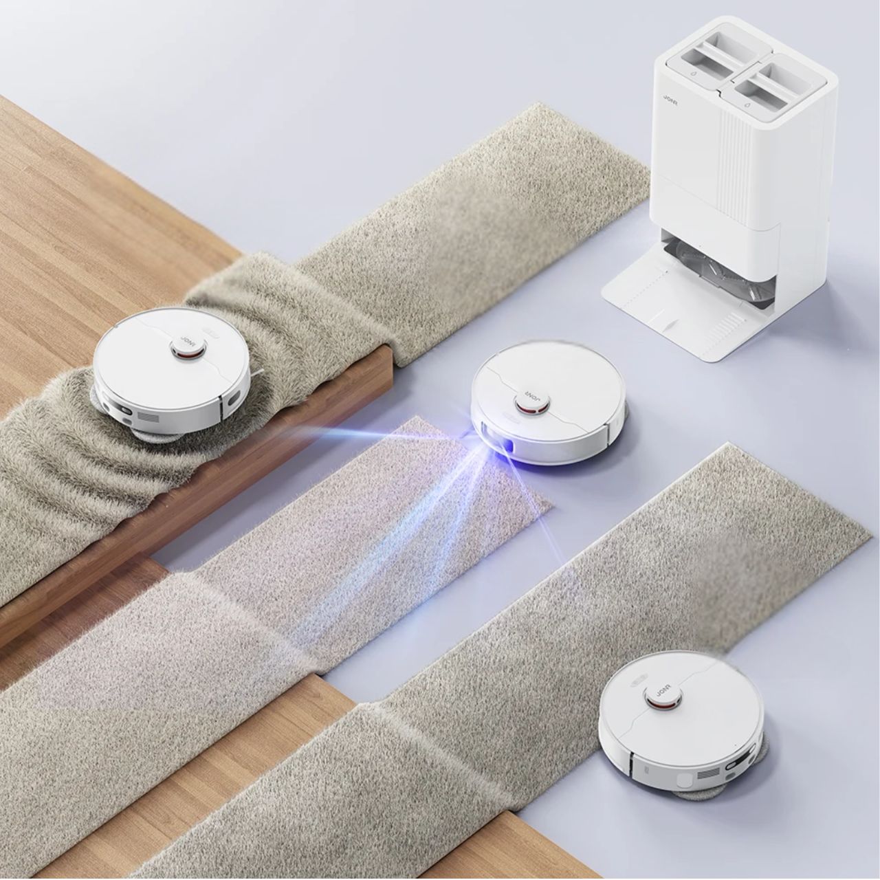 Robot sprzątający JONR P20 Pro z mopowaniem i stacją oczyszczania suszenie