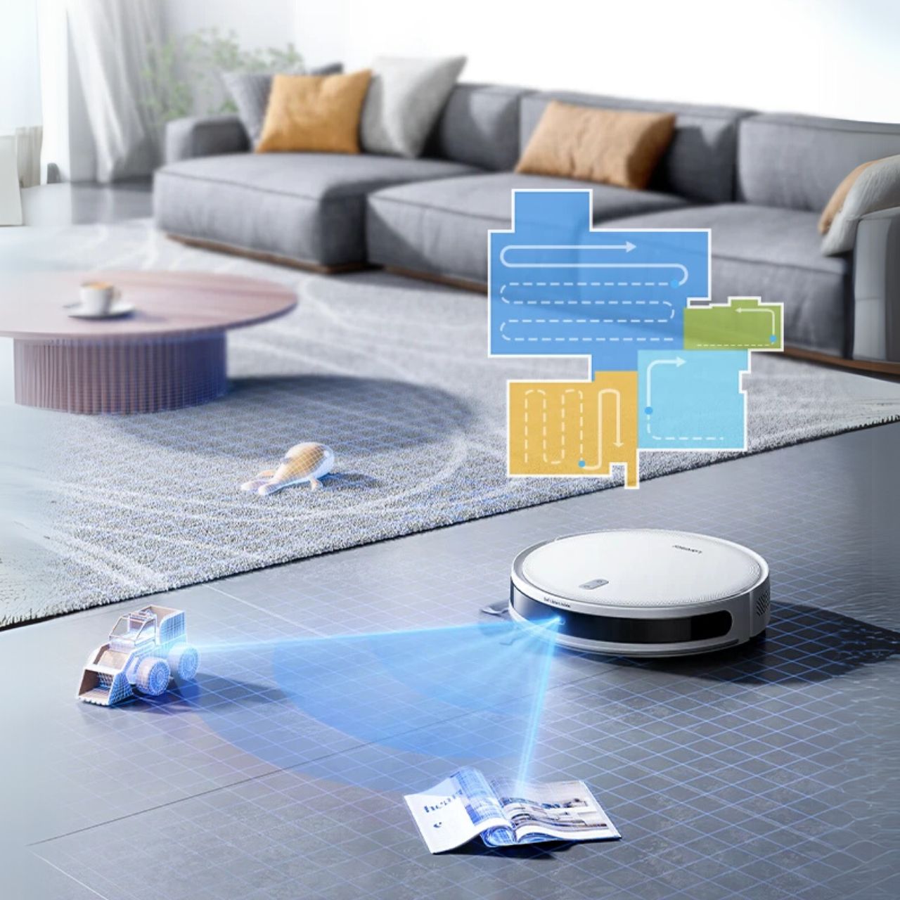 Robot sprzątający Laresar L10 Odkurzacz i mop automatyczny moc 6500Pa