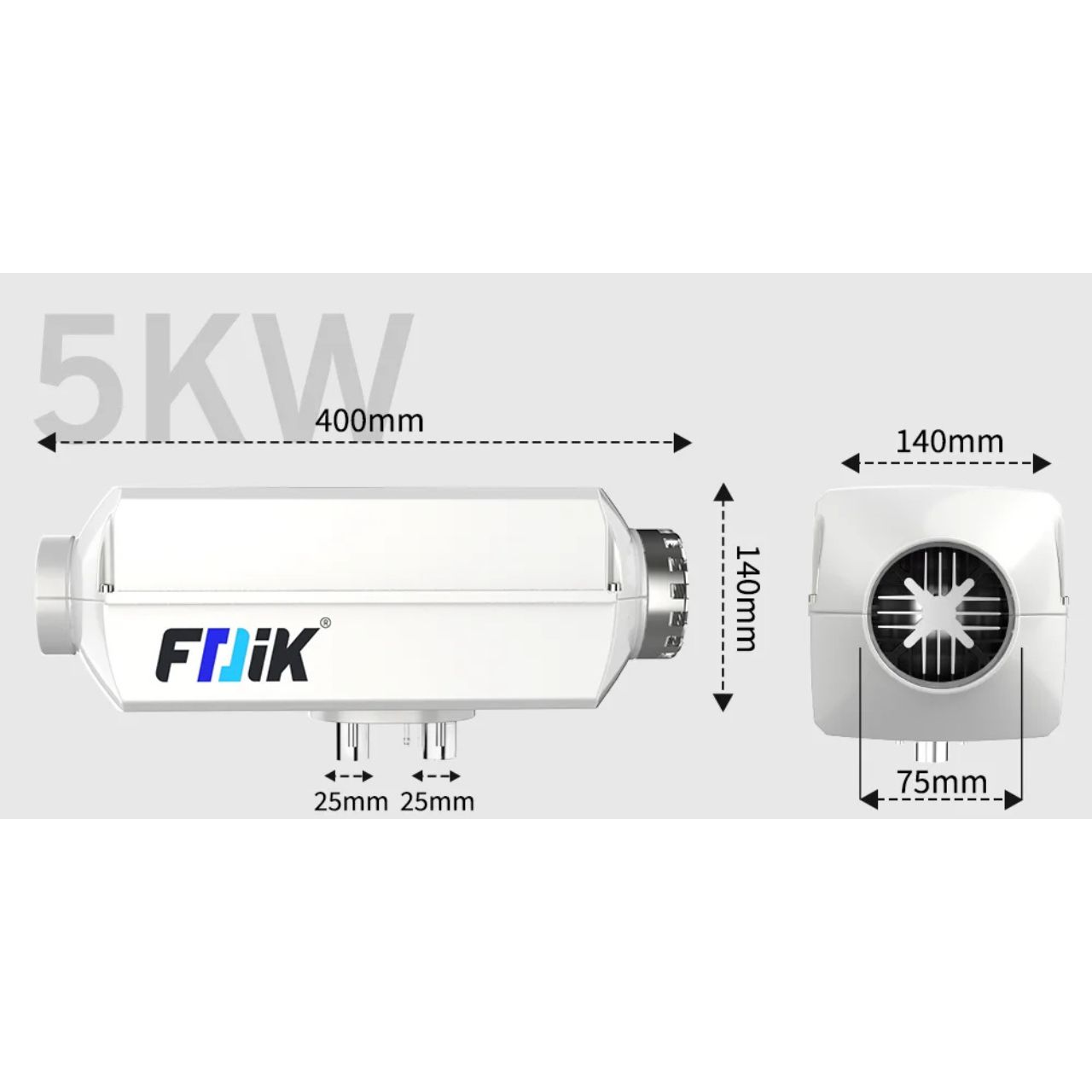 Ogrzewanie postojowe 12V 24V 5kW Bluetooth LCD FDIK nagrzewnica z pilotem