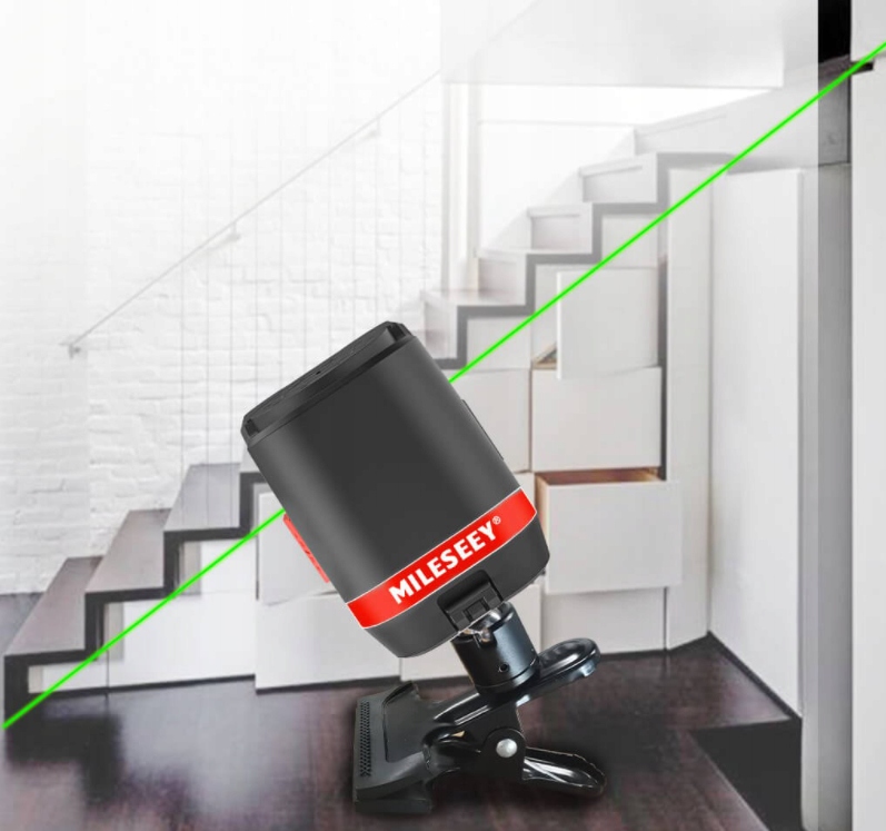 Laser Krzyżowy Poziomica 12m Mini MILESEEY L62R