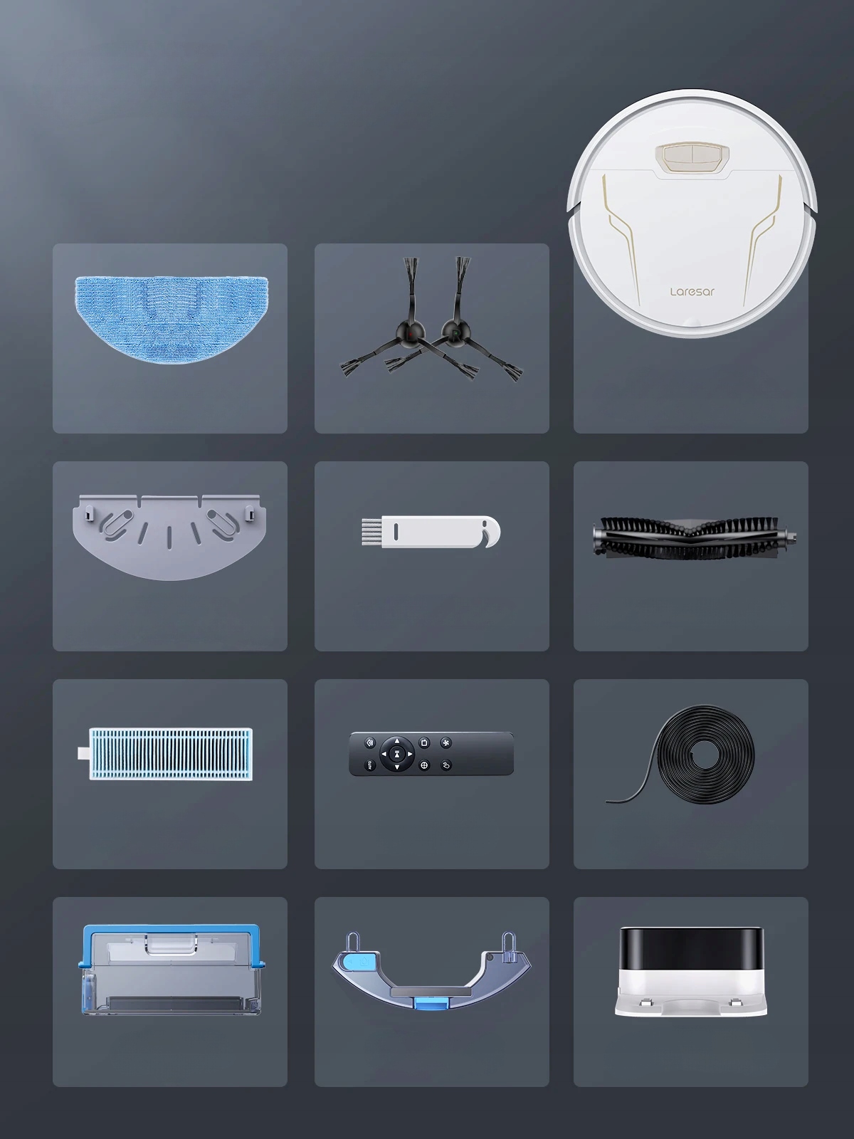 3w1 Robot sprzątający mopujący Odkurzacz z mopem WiFi Mocny 4000Pa automat