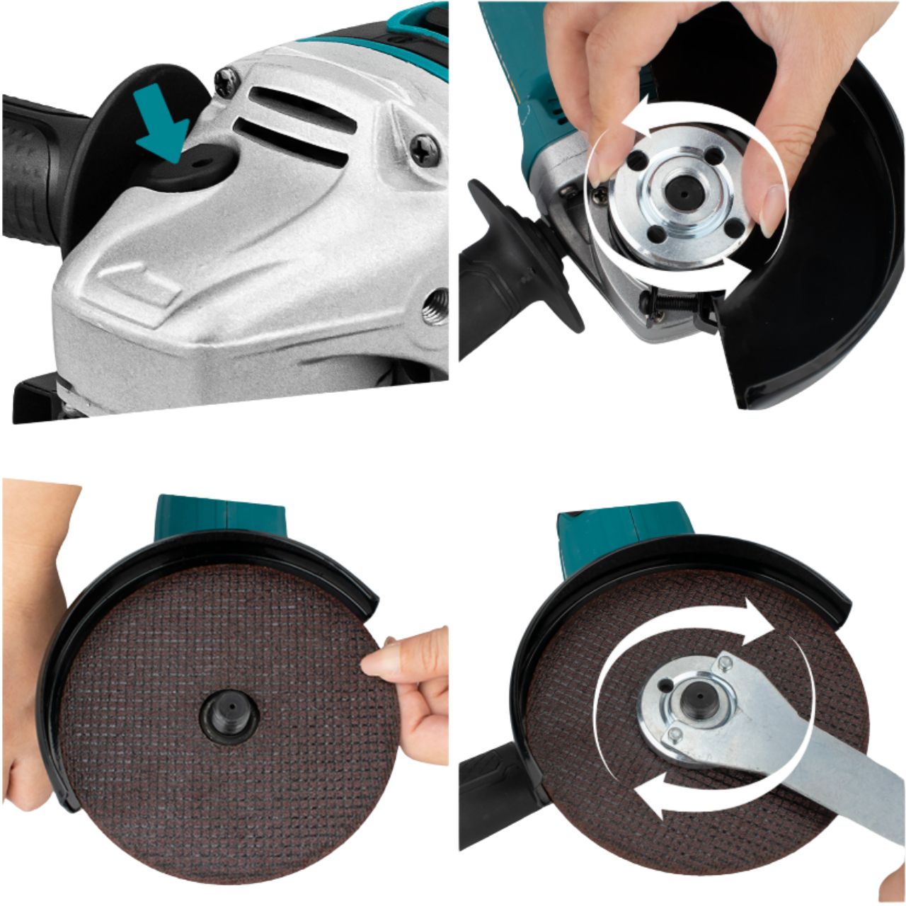 Szlifierka kątowa akumulatorowa do systemu 18V serii B (BL1840B) +box 2 aku