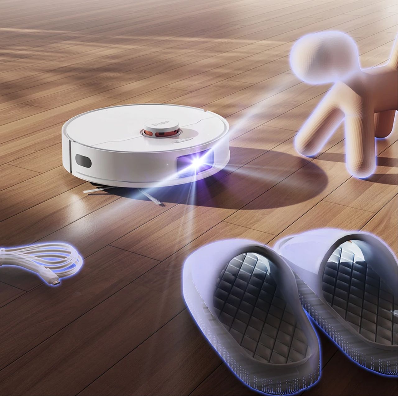 Robot sprzątający JONR P20 Pro z mopowaniem i stacją oczyszczania suszenie