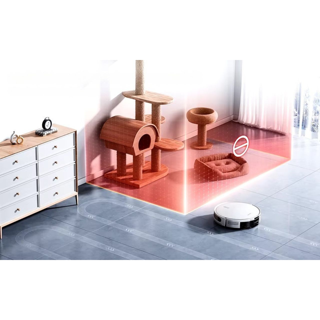 Robot sprzątający Laresar L10 Odkurzacz i mop automatyczny moc 6500Pa