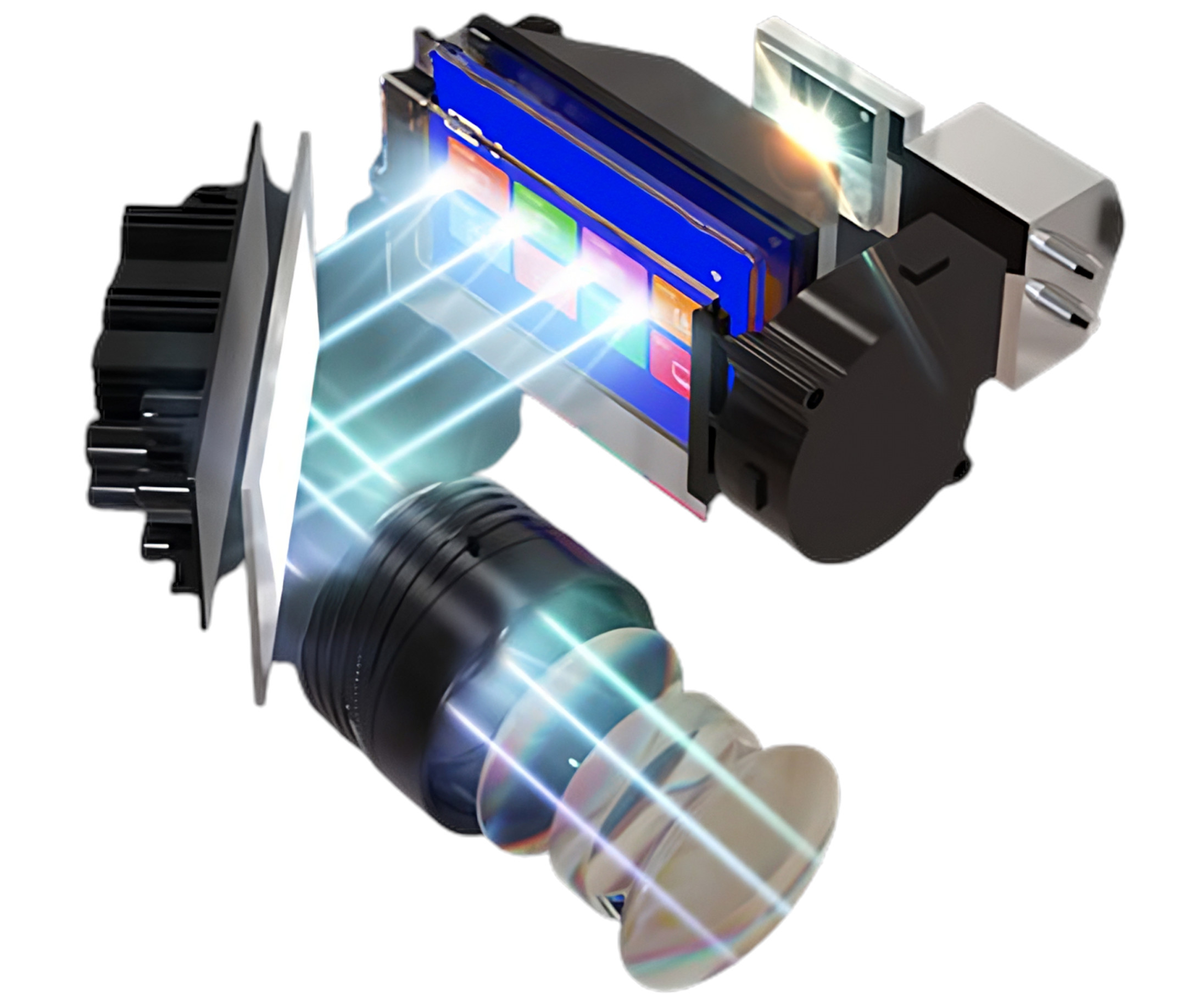 PROJEKTOR LED Mini BEZPRZEWODOWY 14-80" CZARNY