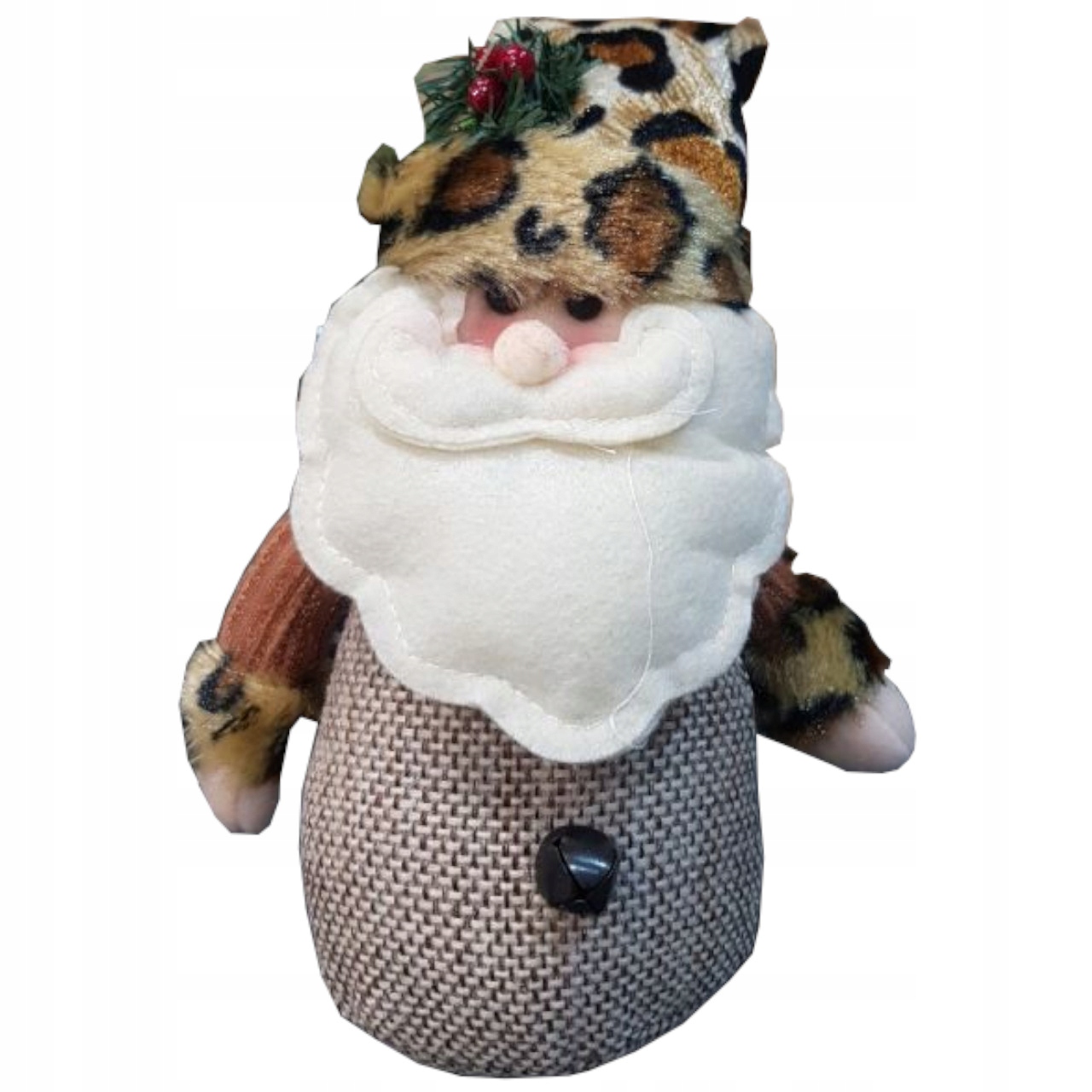 BAŁWAN PLUSZOWY 28 CM - OZDOBY ŚWIĄTECZNE