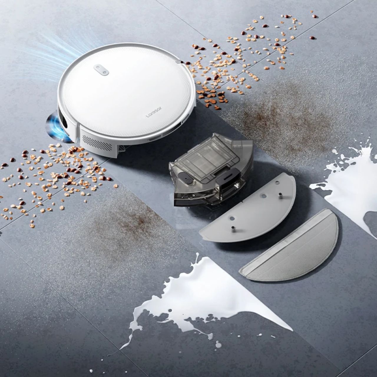 Robot sprzątający Laresar L10 Odkurzacz i mop automatyczny moc 6500Pa