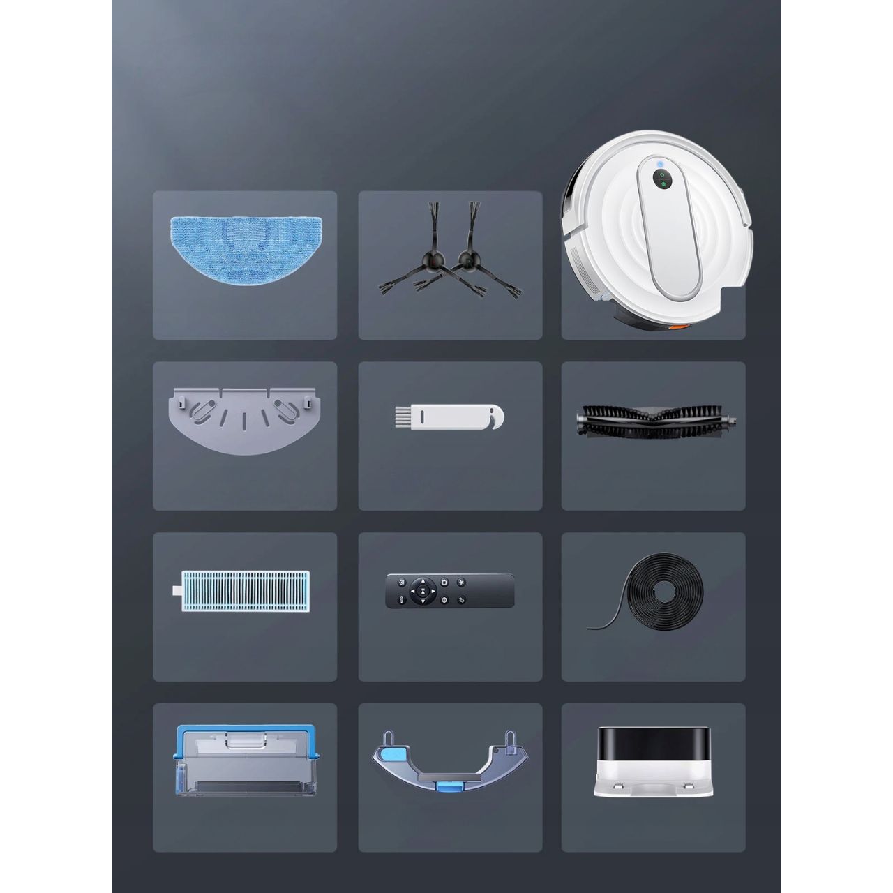 Robot sprzątający Laresar P10 Automatyczny odkurzacz mopujący moc 4500Pa