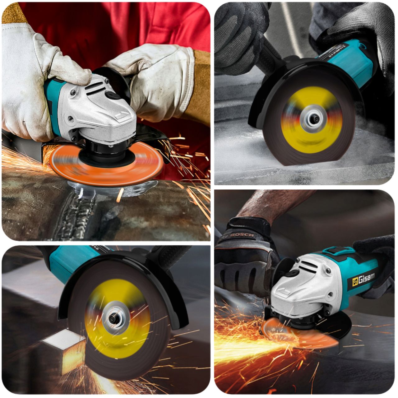 Szlifierka kątowa akumulatorowa do systemu 18V serii B (BL1840B) +box 2 aku