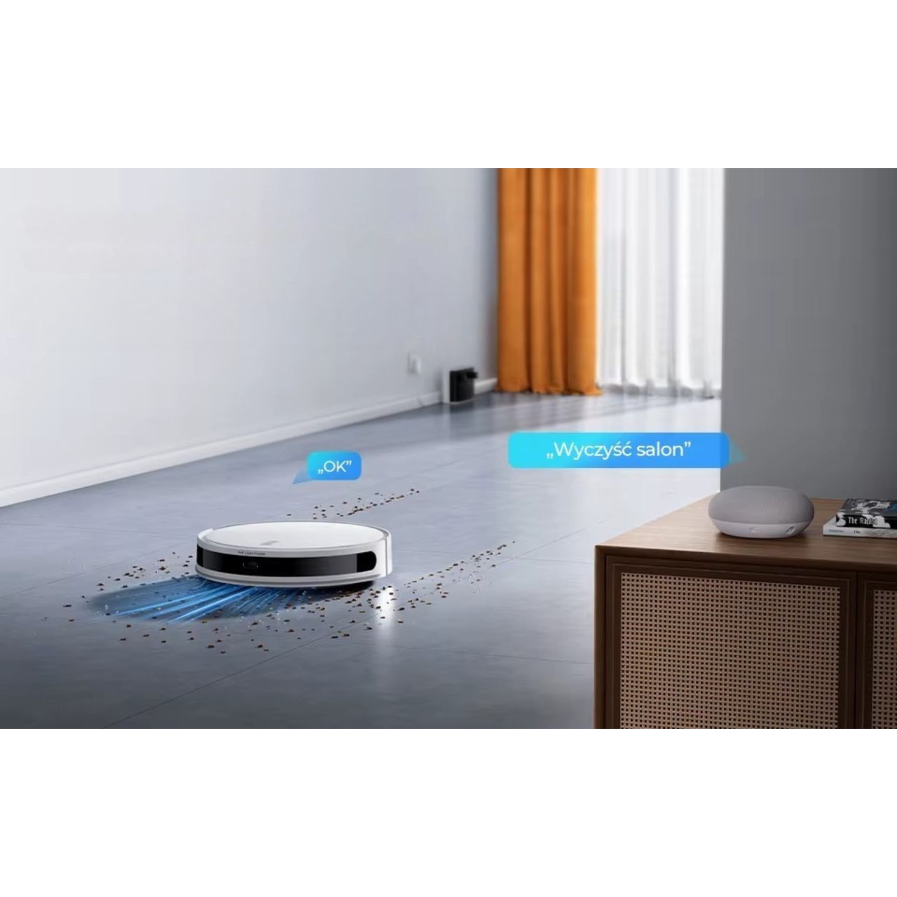 Robot sprzątający Laresar L10 Odkurzacz i mop automatyczny moc 6500Pa