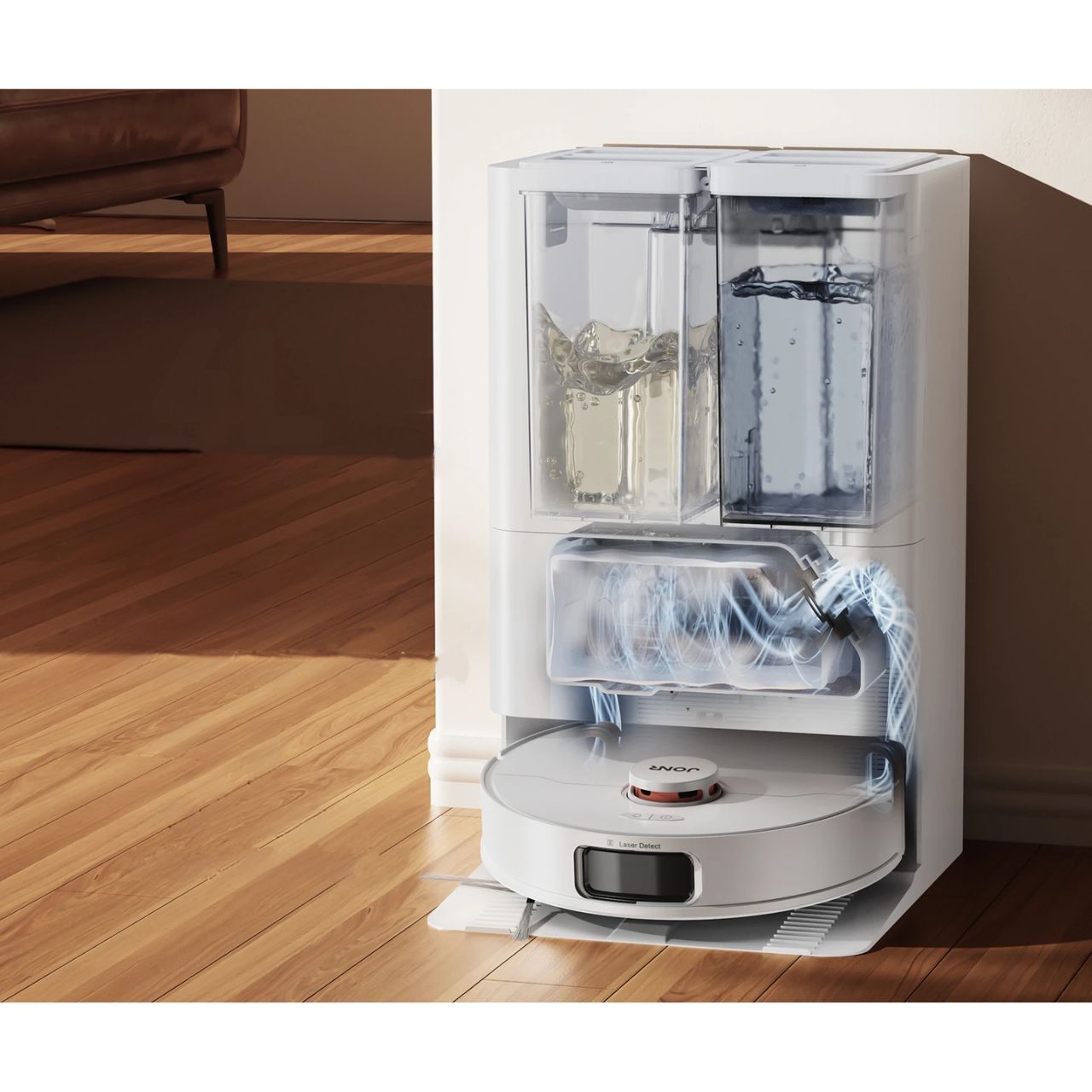 Robot sprzątający JONR P20 Pro z mopowaniem i stacją oczyszczania suszenie