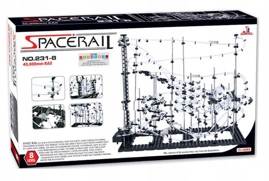 SpaceRail Tor Dla Kulek 32 metry Rollercoaster