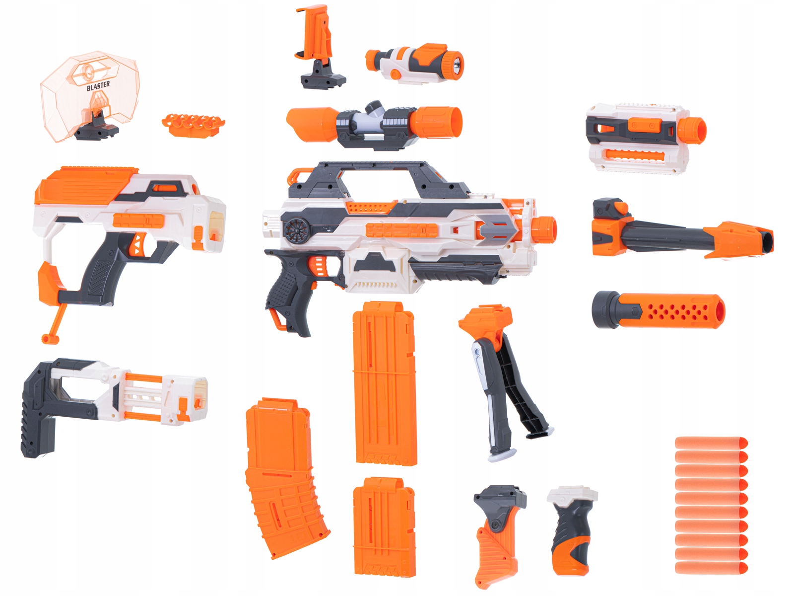 KARABIN BLASTER MODULAR 5W1 KOMPATYBILNY Z NERF