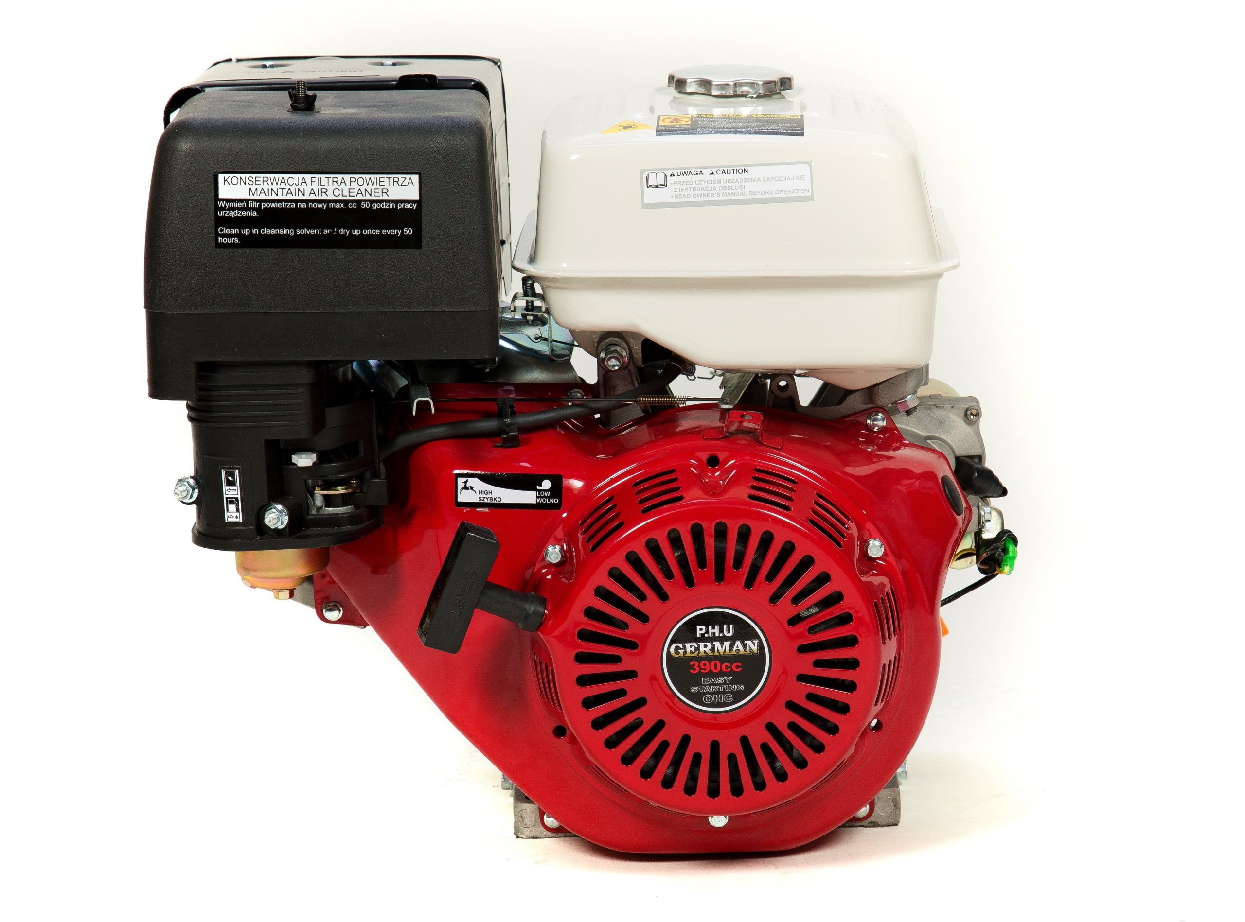 SILNIK SPALINOWY GERMAN 13KM GX390 ZAGĘSZCZARKA
