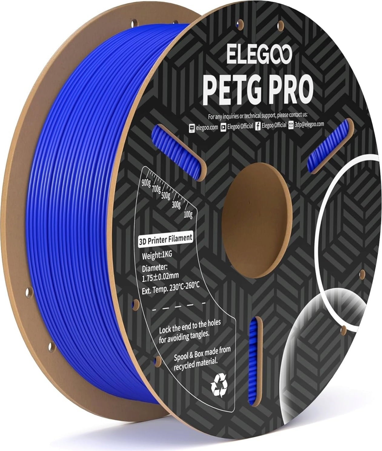 Elegoo PETG Pro Grey 1kg 1