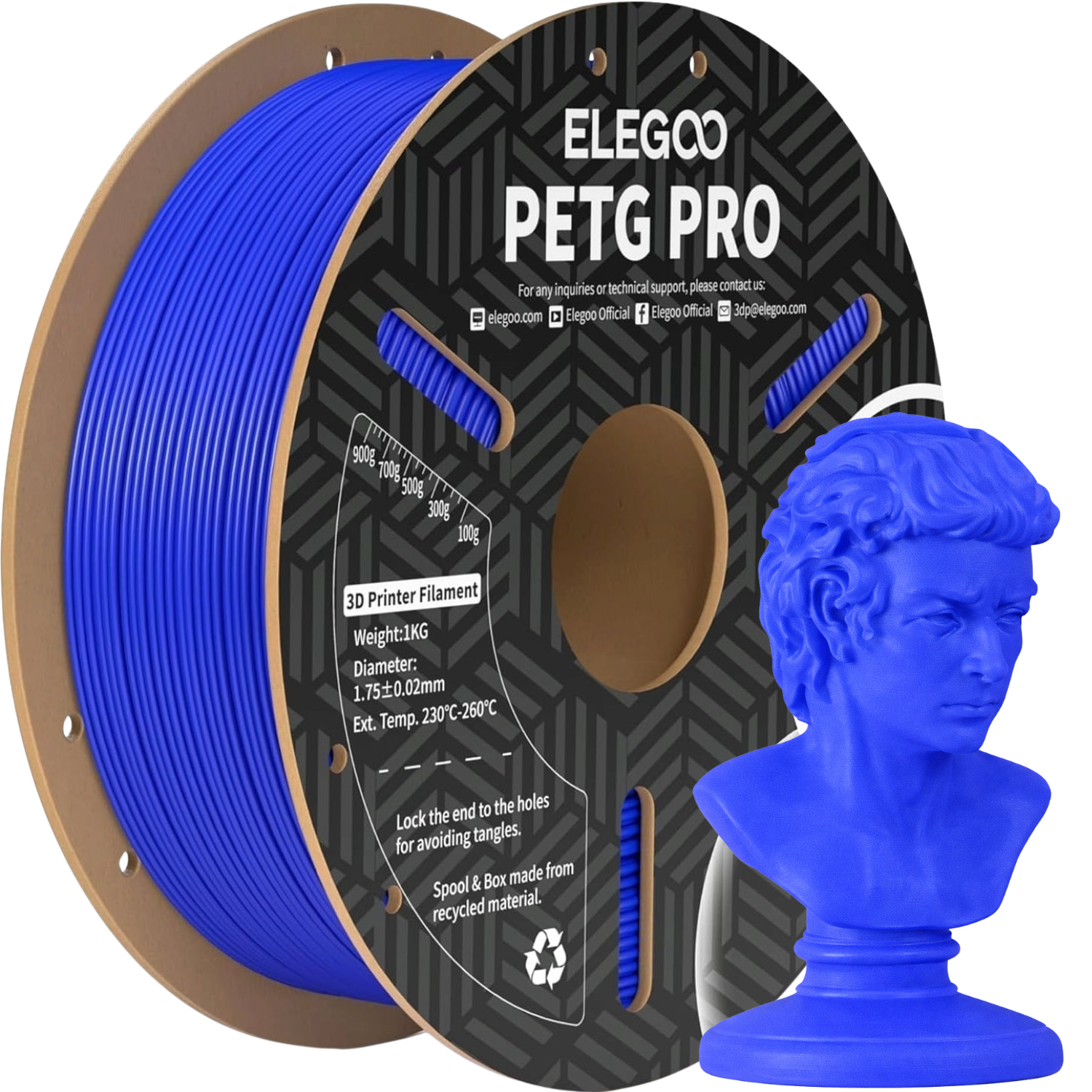Elegoo PETG Pro Grey 1kg 2