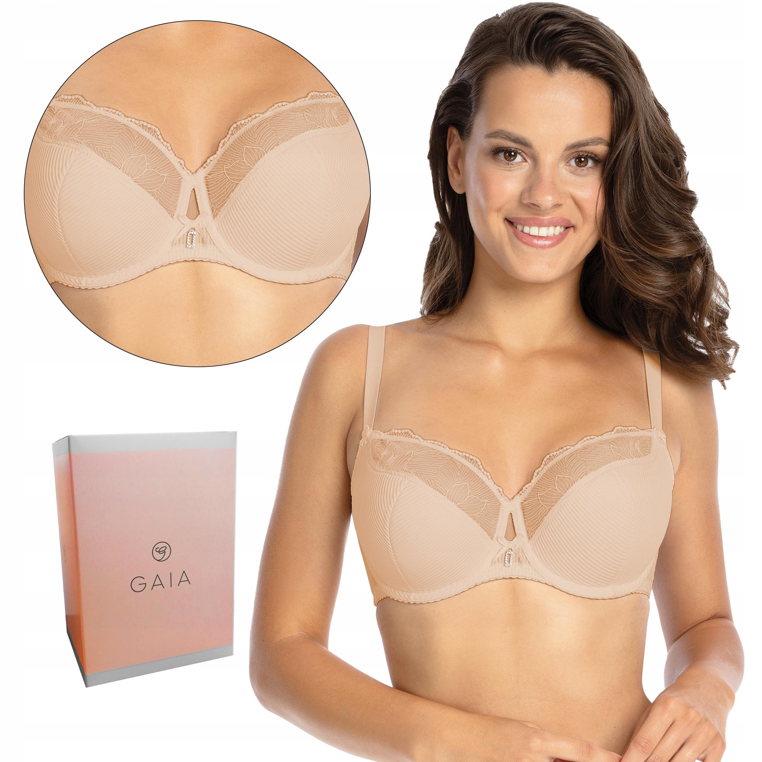 Półusztywniany biustonosz GAIA 1059 URSULA beż 75F