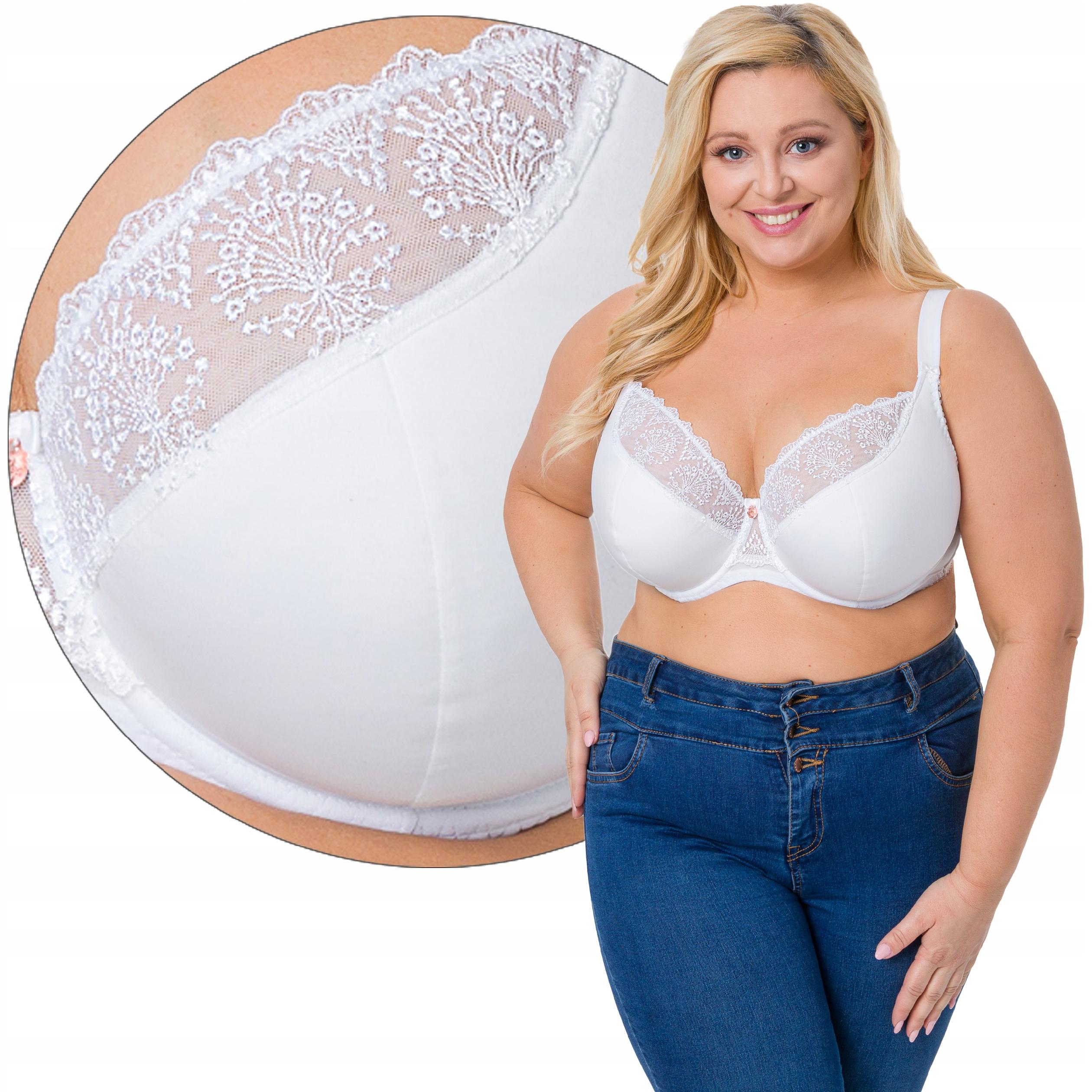 Biustonosz półusztywniany AVA 1921 MAXI BIAŁY 80I