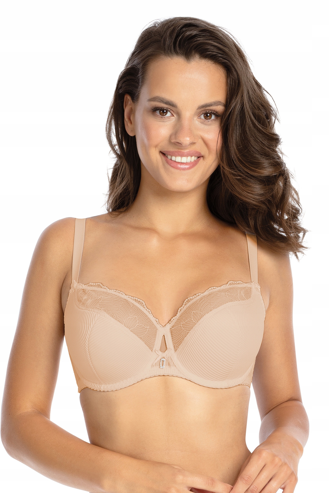 Półusztywniany biustonosz GAIA 1059 URSULA beż 75F