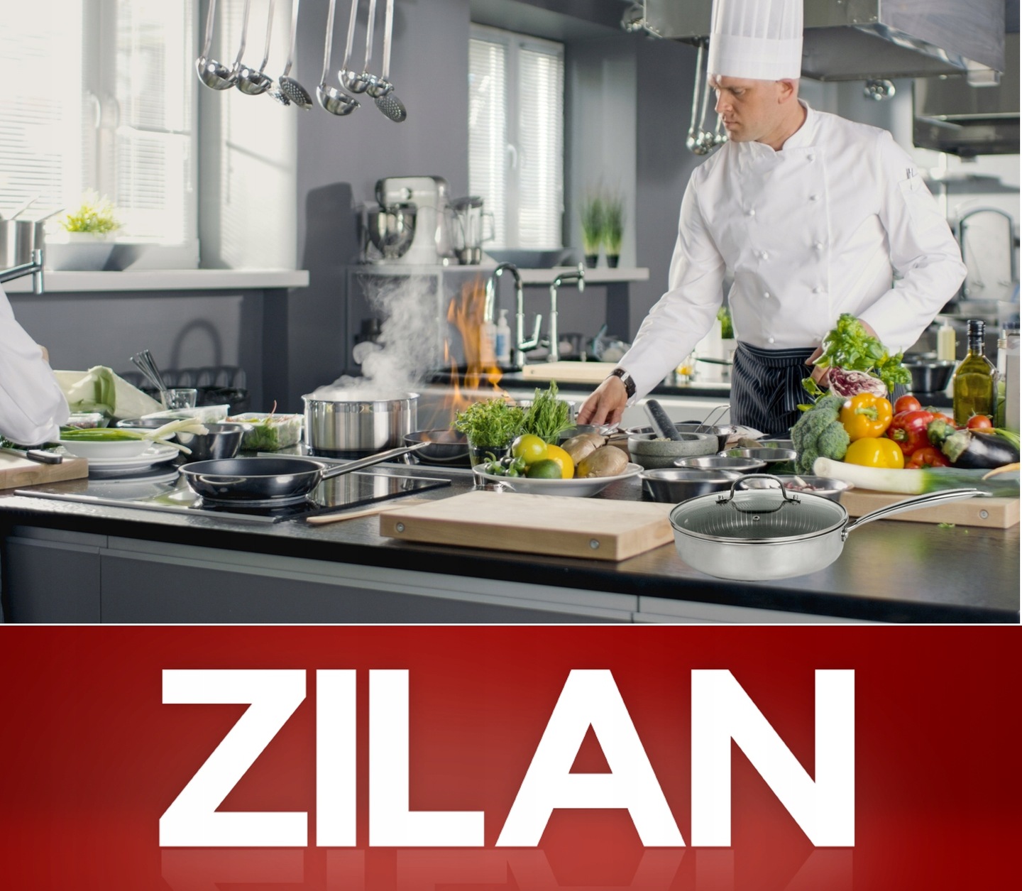 PATELNIA POWŁOKA NON STICK - STRUKTURA PLASTRA MIODU HEXAGONAL HYBRID 26CM