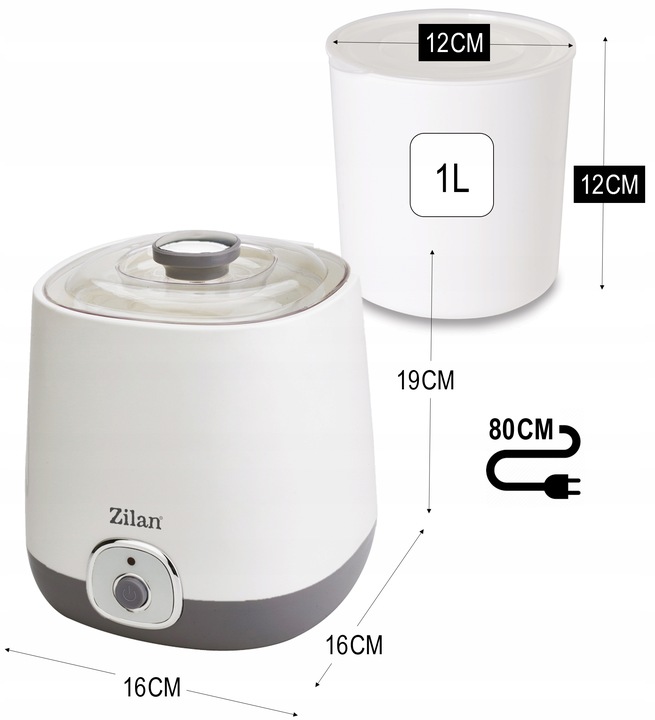 JOGURTOWNICA, AUTOMAT, 1000ML 20W