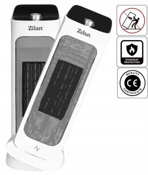 TERMOWENTYLATOR GRZEJNIK ELEKTRYCZNY OSCYLACJA CERAMICZNY 2000W