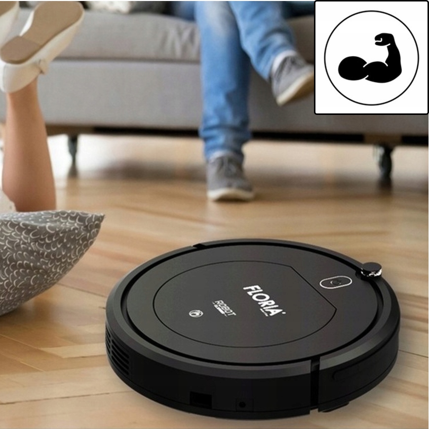 ROBOT SPRZĄTAJĄCY ODKURZACZ AUTOMATYCZNY BEZPRZEWODOWY HEPA+ PILOT 100M2