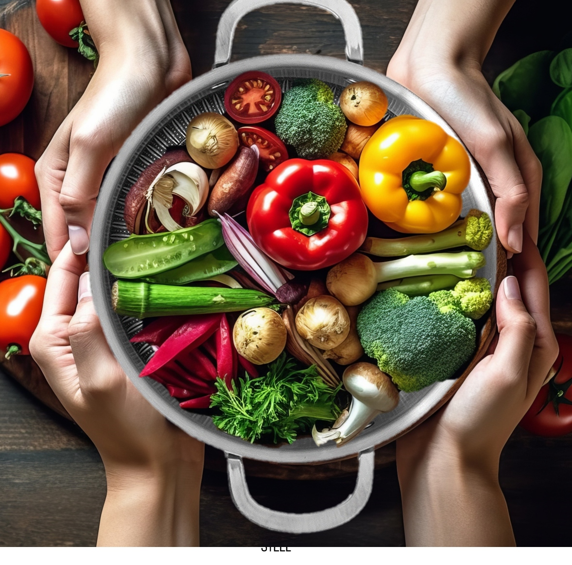 GARNEK POWŁOKA NON STICK STRUKTURA PLASTRA MIODU HEXAGONAL HYBRID 4,3L 24CM