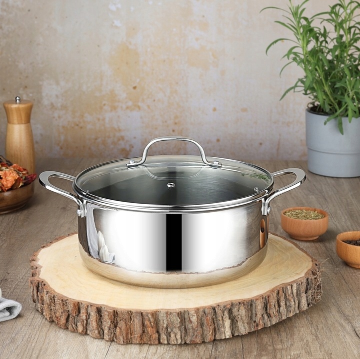 GARNEK POWŁOKA NON STICK STRUKTURA PLASTRA MIODU HEXAGONAL HYBRID 4,3L 24CM