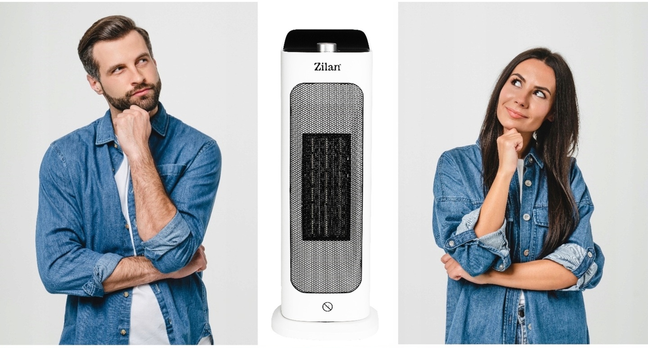 TERMOWENTYLATOR GRZEJNIK ELEKTRYCZNY OSCYLACJA CERAMICZNY 2000W