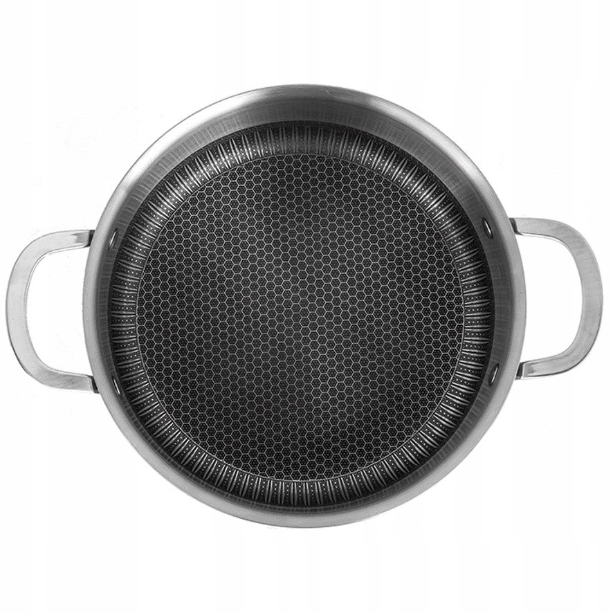 GARNEK POWŁOKA NON STICK STRUKTURA PLASTRA MIODU HEXAGONAL HYBRID 4,3L 24CM