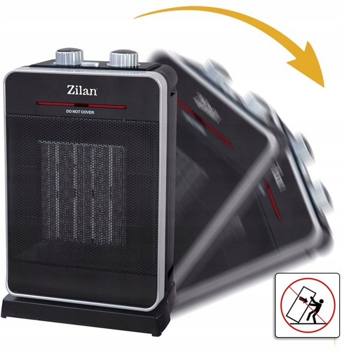 TERMOWENTYLATOR GRZEJNIK CERAMICZNY ZILAN 2000W