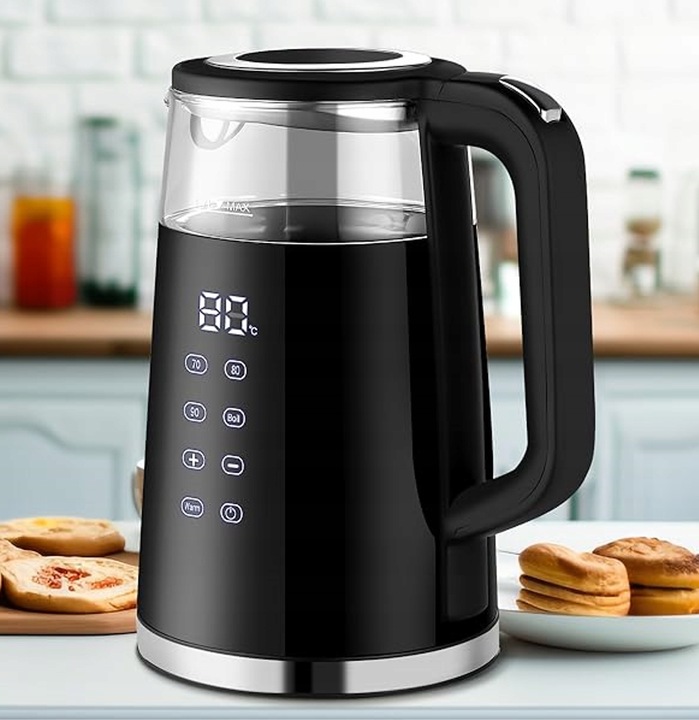 CZAJNIK ELEKTRYCZNY REGULACJA TEMPERATURY DIGITAL 40°C - 100°C 1,7L 2200W