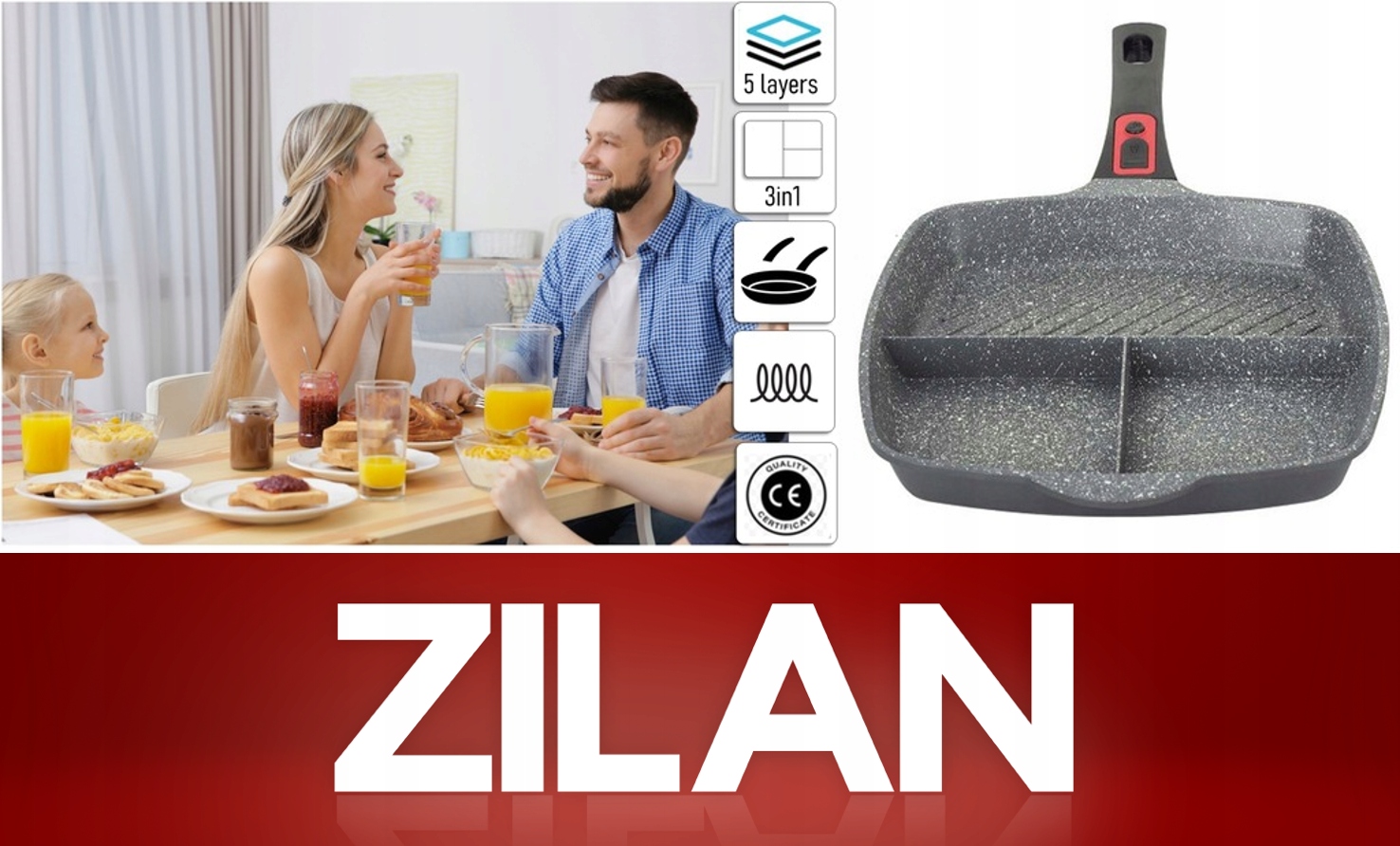 PATELNIA SEGMENTOWA MARMUROWA 28CM