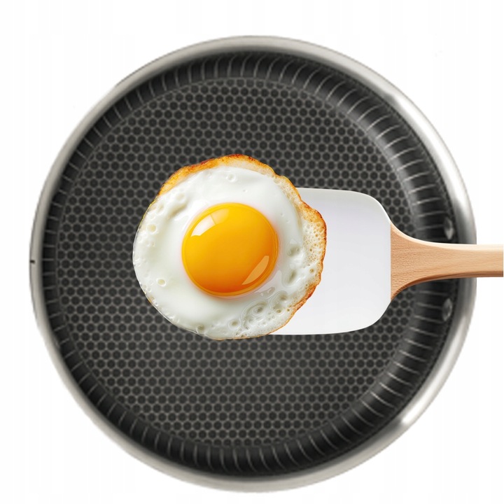 PATELNIA POWŁOKA NON STICK - STRUKTURA PLASTRA MIODU HEXAGONAL HYBRID 24CM