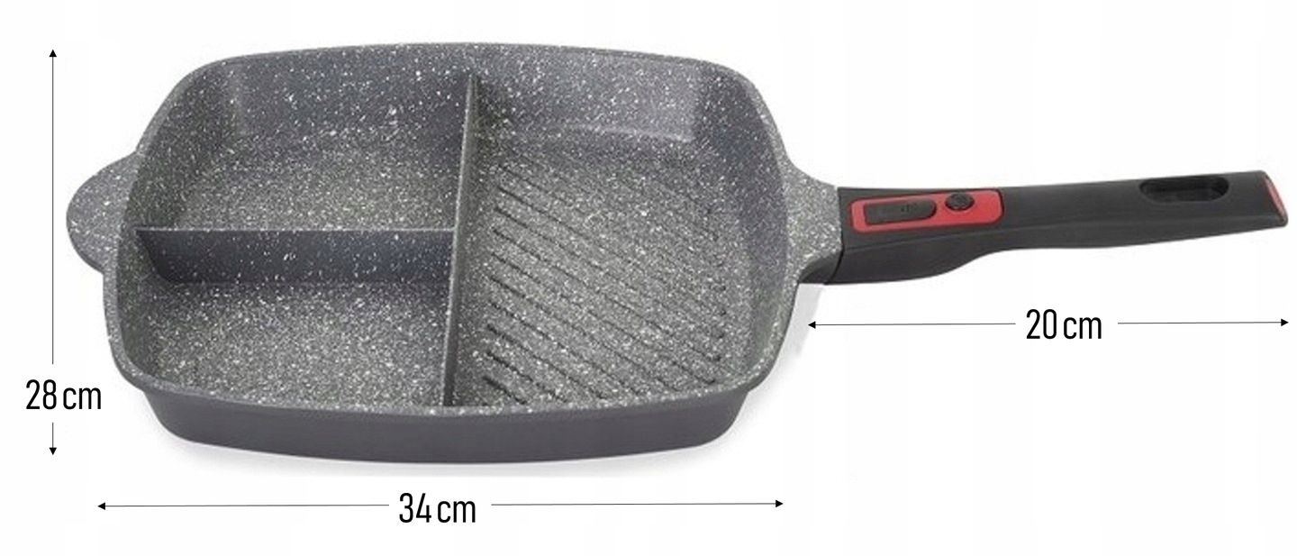 PATELNIA SEGMENTOWA MARMUROWA 28CM