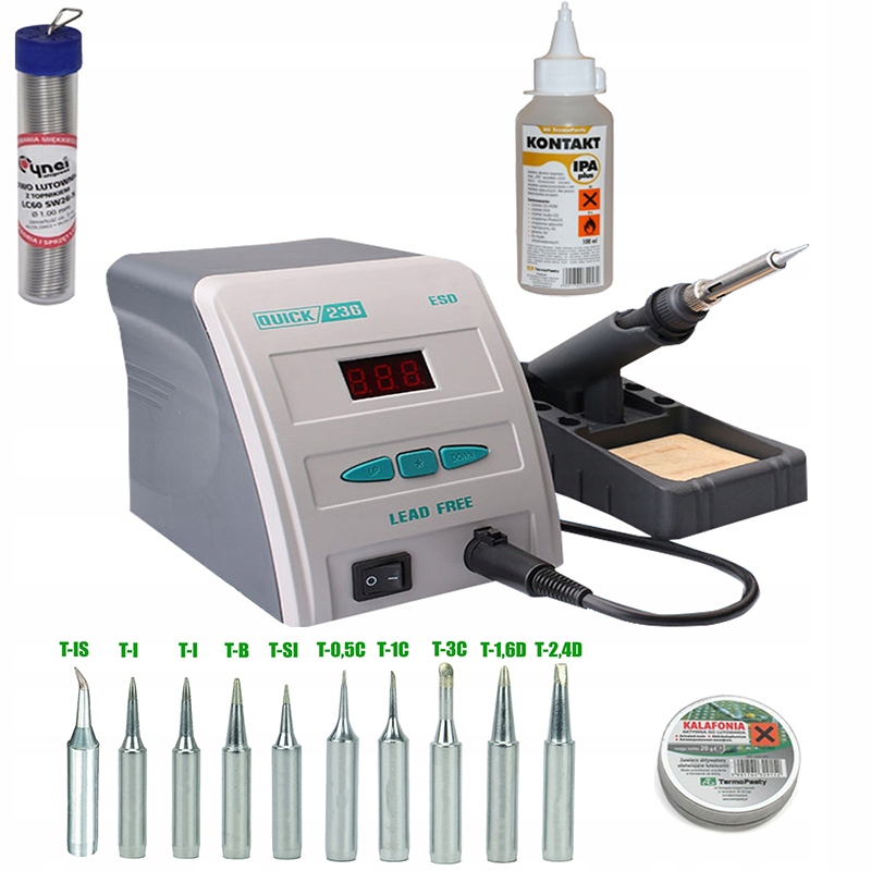 STACJA LUTOWNICZA QUICK 236 KIT10