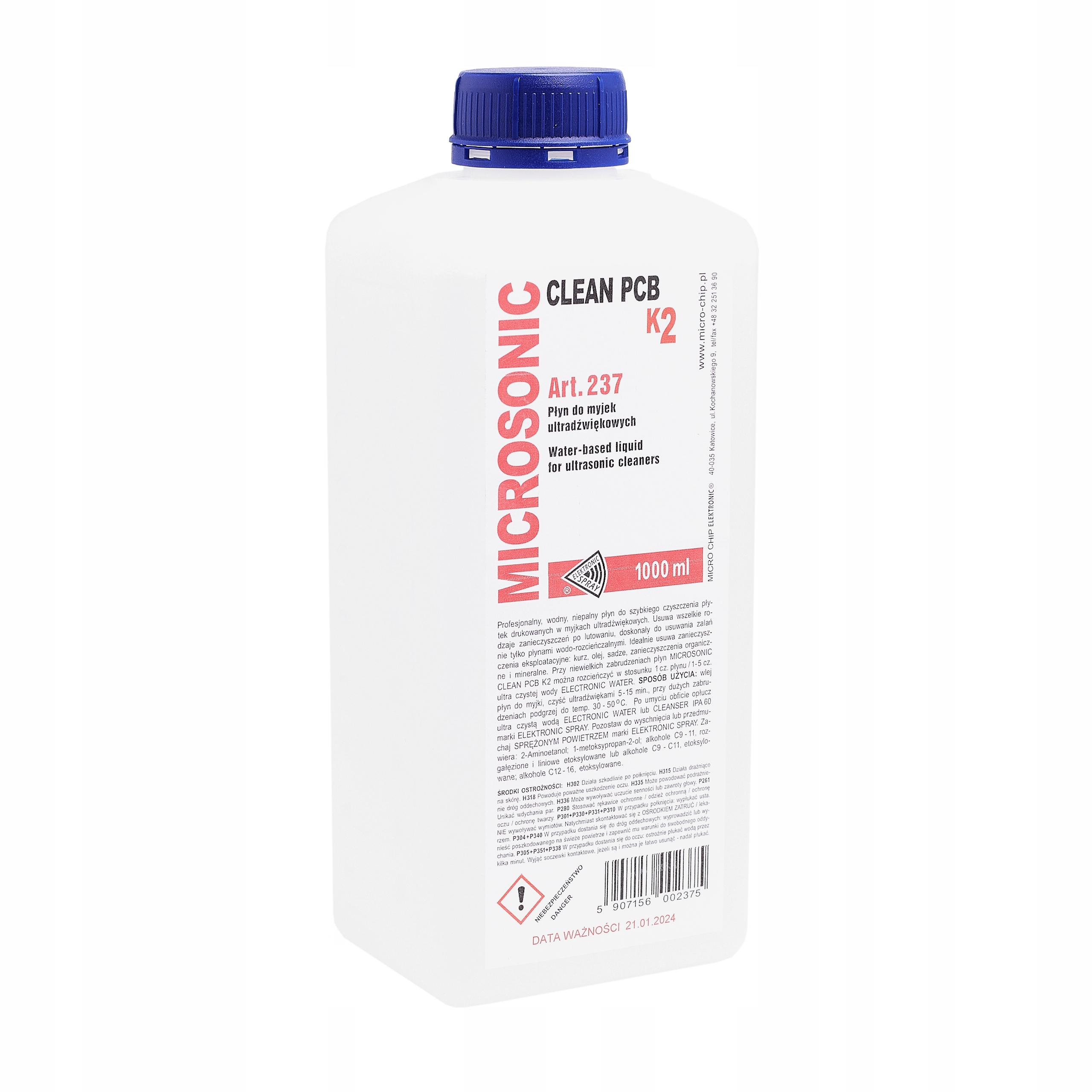 Microsonic Clean PCB K2 1000ml Micro Chip