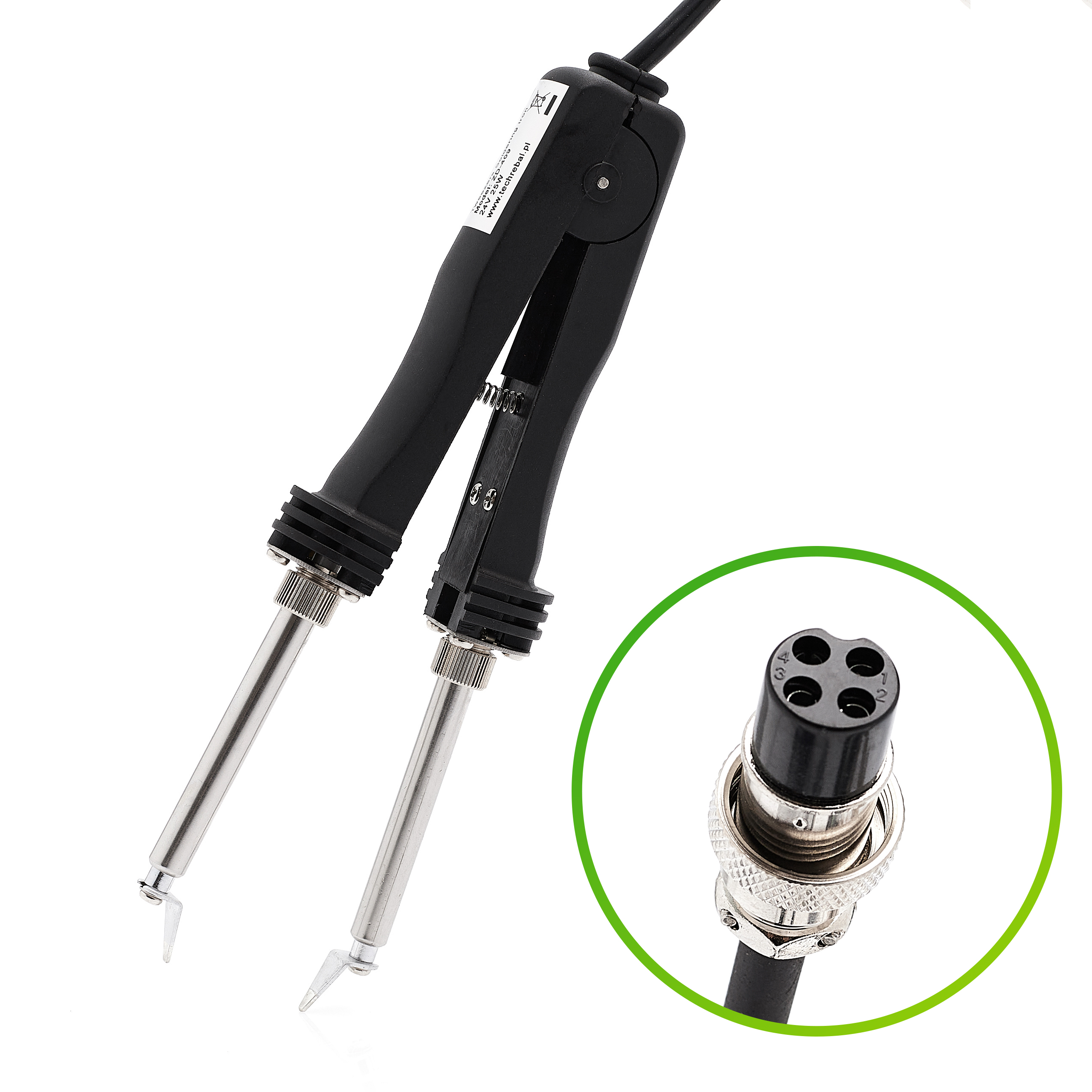 Termopęseta ZD-409 24V z wtykiem 4-pin do stacji ZD-931/929 • cena ...