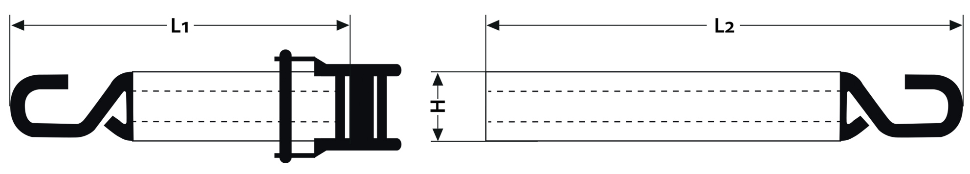 Pas transportowy z napinaczem