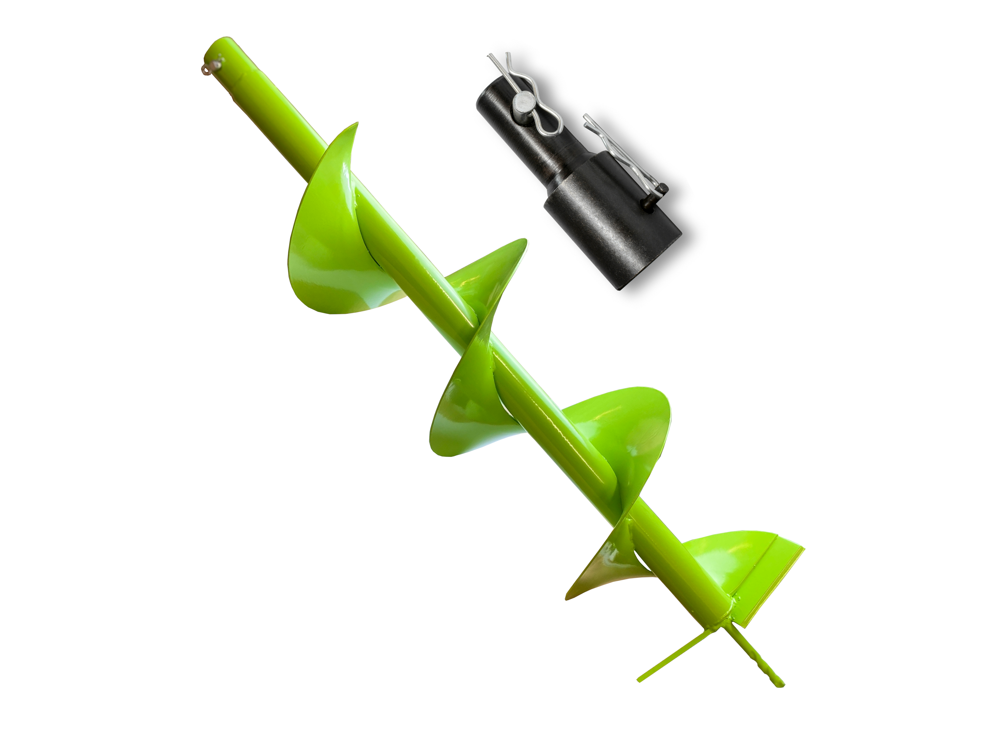 Produktbild von WERHE Erdbohrer ⌀120 Mm Mit Stihl-Adapter – 80 Cm Länge Für Die Bohrmaschine
