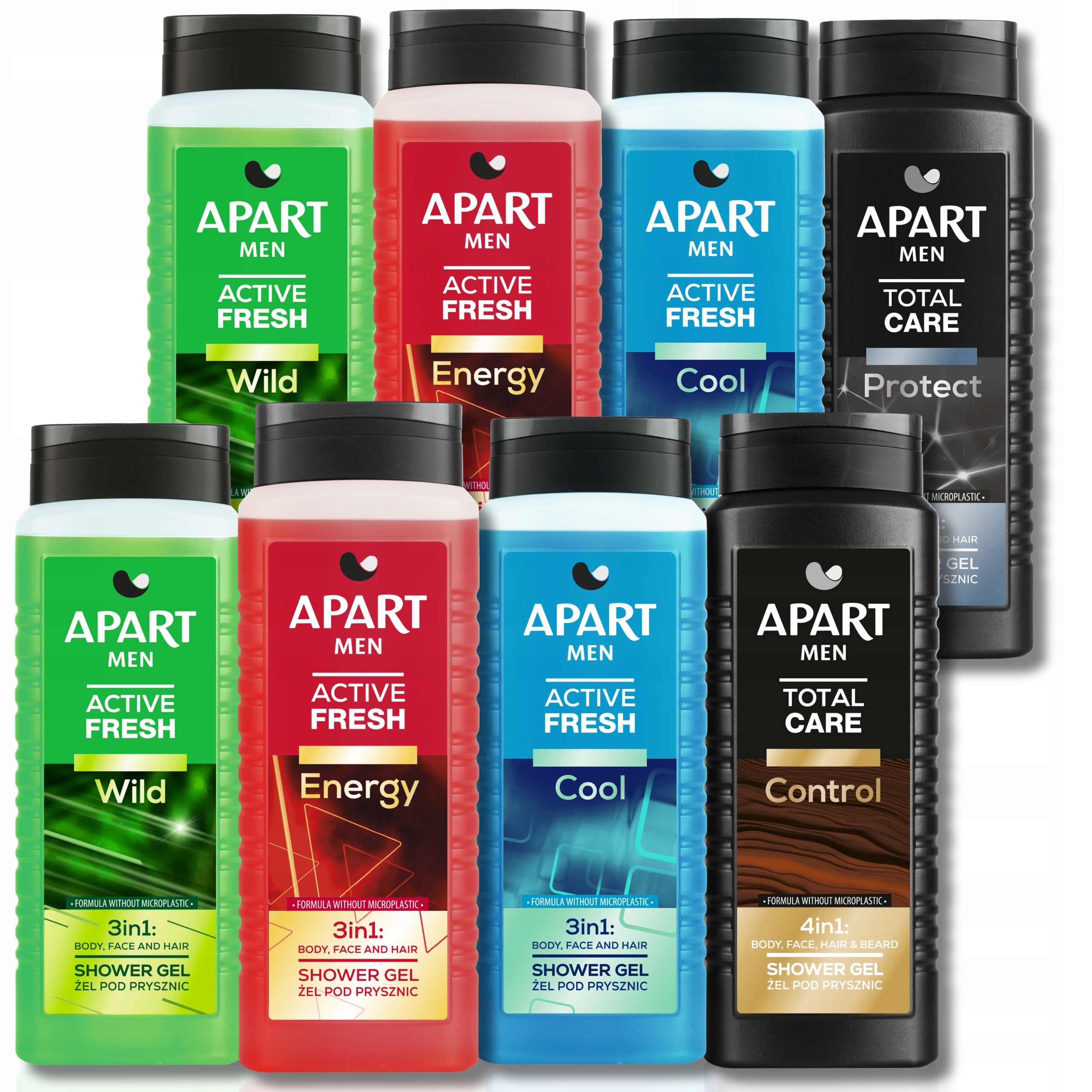 Apart MEN miks 8 sztuk po 500 ml