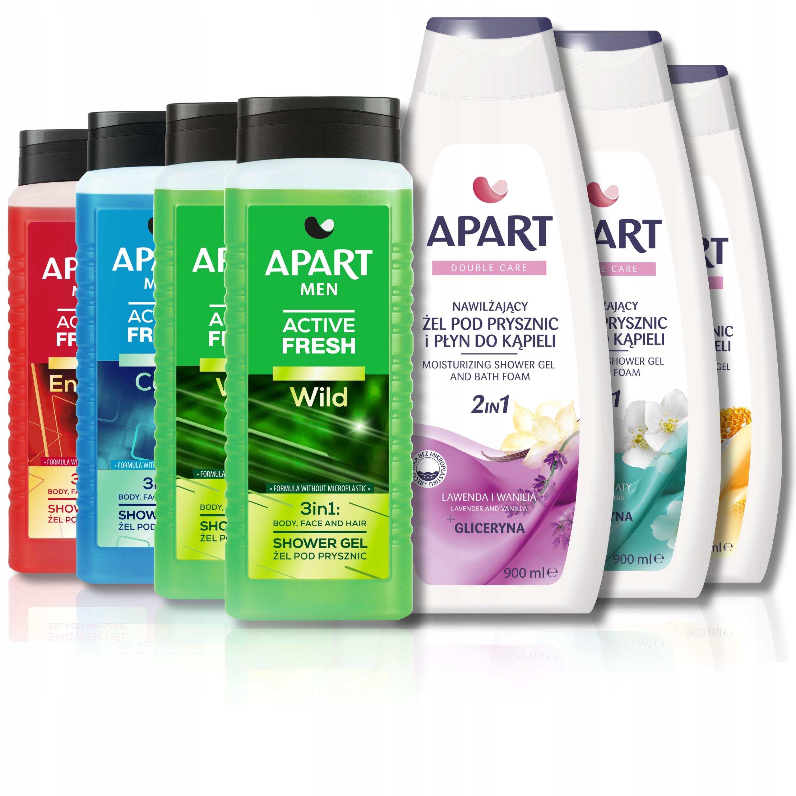 Apart Double Care i Apart MEN miks 7 sztuk
