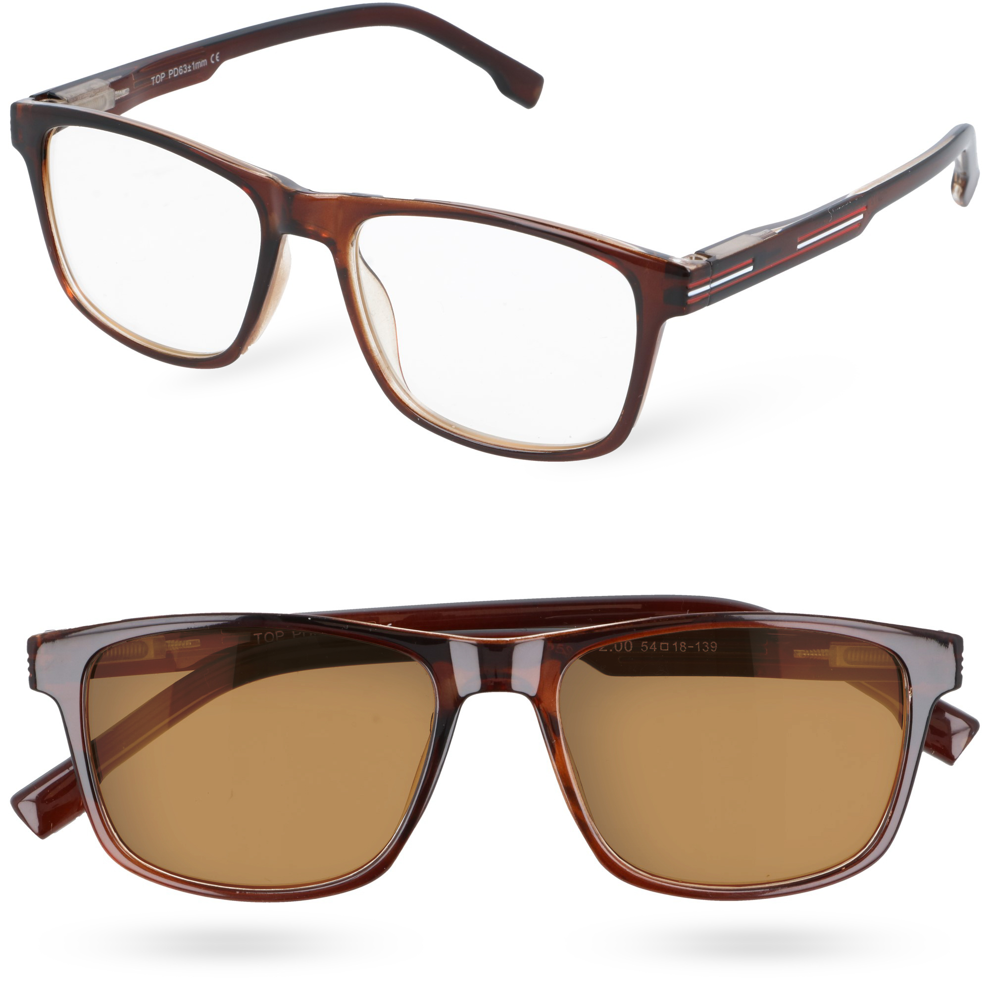 Ochelari CHROMASHIFT BROWN Vedere Frontala