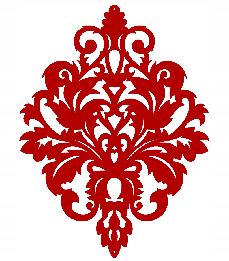 Z16 Zawieszka AŻUR ozdoba dekoracja GLAMUR biała