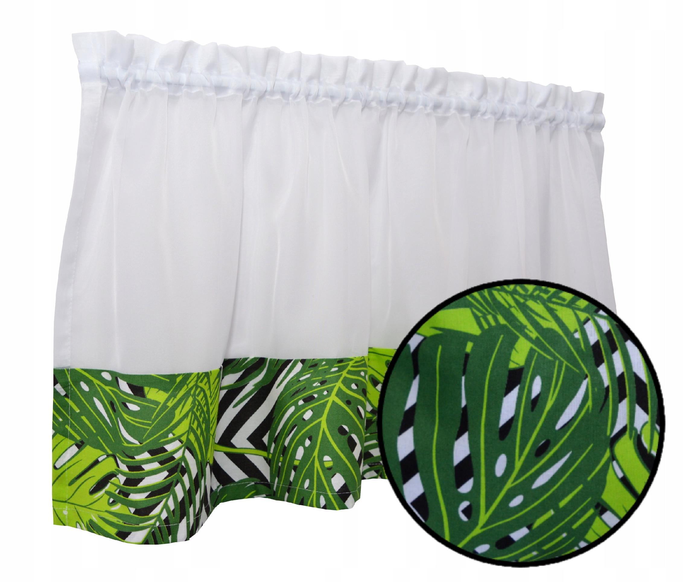 Zazdrostka nowoczesna MONSTERA zyg zak 100x60