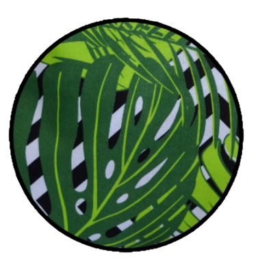 Zazdrostka nowoczesna MONSTERA zyg zak 100x60