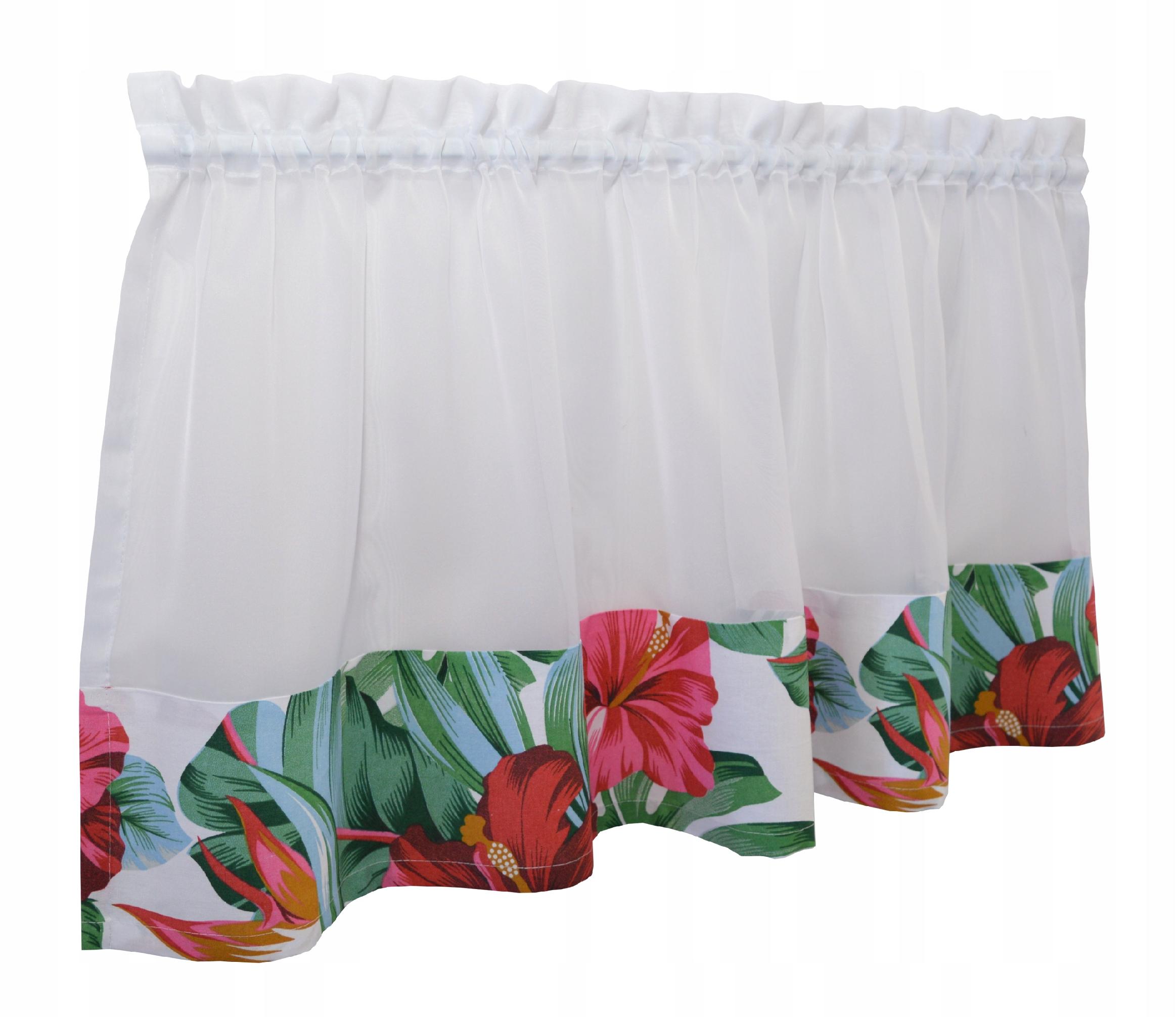 Zazdrostka nowoczesna MONSTERA KWIATY 300x40