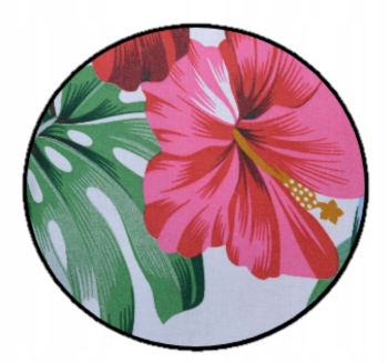 Zazdrostka nowoczesna MONSTERA KWIATY 150x40